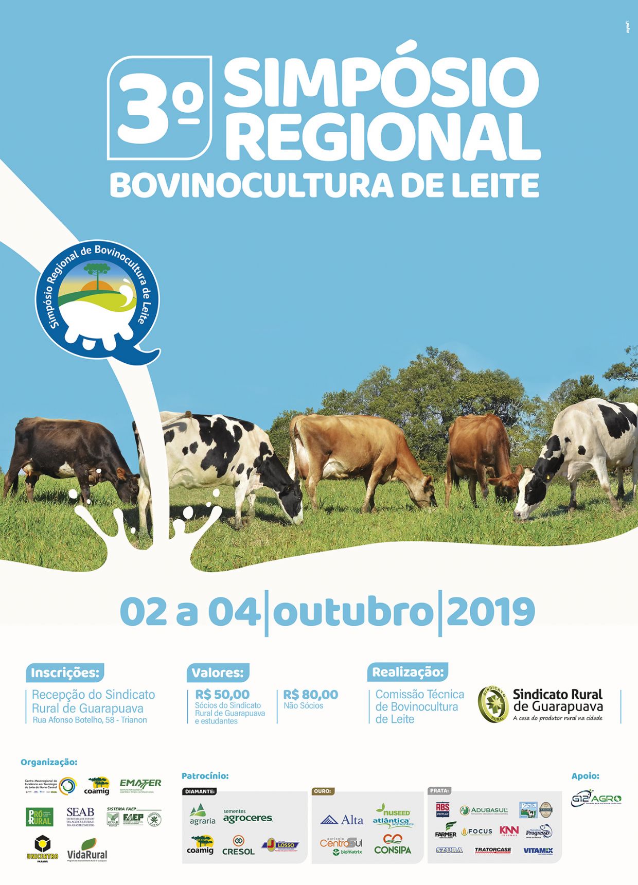Simpósio da Bovinocultura de Leite: abertura acontece na noite de hoje 